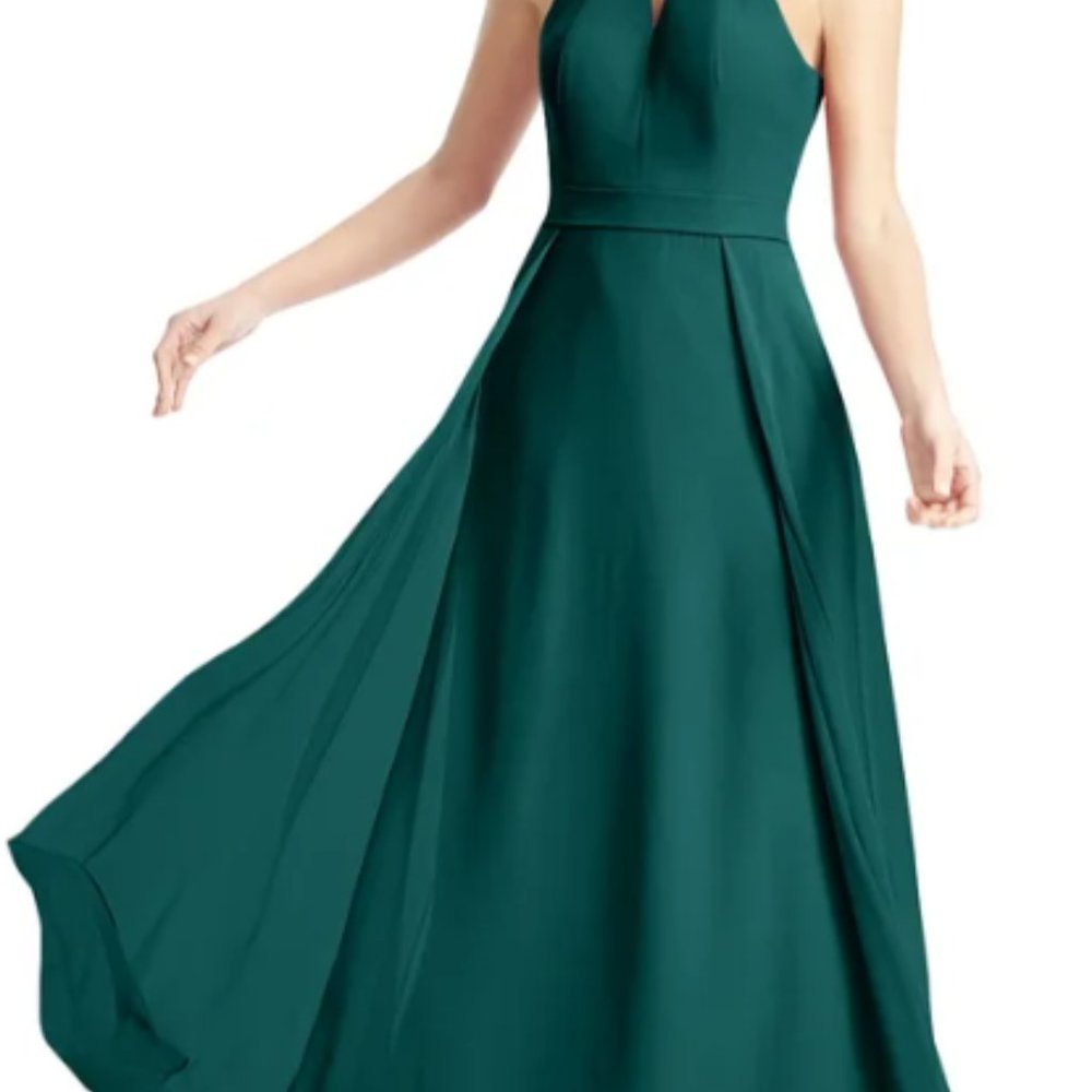 Azazie Melody Bridesmaid Dress in Peacock